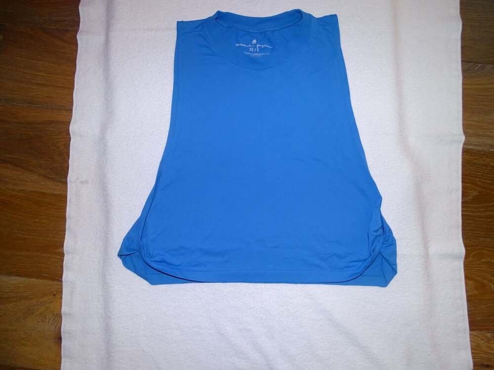 Spiritual Gangster Tank Top Size XS/S Blue Athletic Activewear